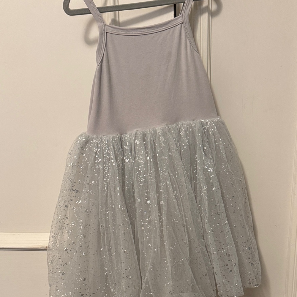 Sparkly Gray Tulle Dress
